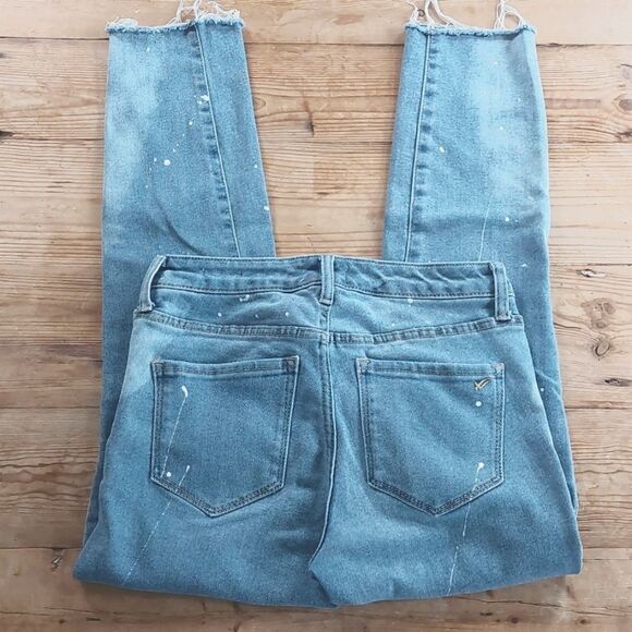 William Rast Jeans Paint Splatter Perfect Ankle Skinny - Picture 2 of 9